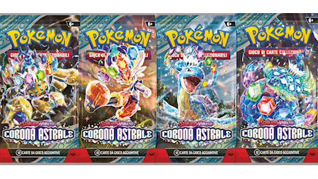 GCC Pokémon: annunciata ufficialmente l'espansione Scarlatto e Violetto - Corona Astrale