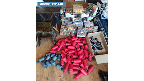 Maxi-operazione della Polizia a Corviale e La Rustica: sequestrati oltre 5 quintali di botti illegali