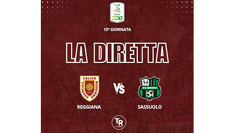 [LIVE] Reggiana-Sassuolo 0-1. Girma e Pettinari rilevano Marras e Gondo