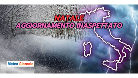 Colpo di scena per Natale: scopri le news meteo