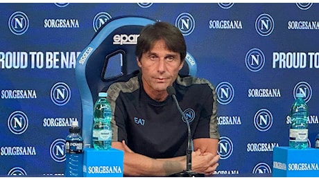 Napoli-Lecce, Antonio Conte in conferenza stampa: «Spero in un approccio diverso. Kvaratskhelia? Tutto può succedere»