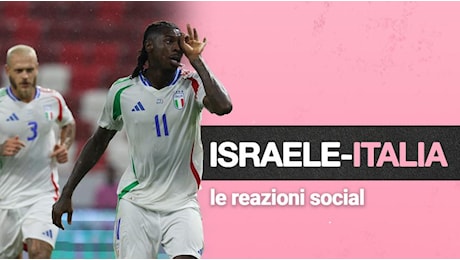 Nations League, Israele-Italia 1-2: le reazioni social