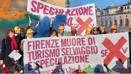 No a keybox e turismo selvaggio: Firenze, flashmob nel giorno del G7