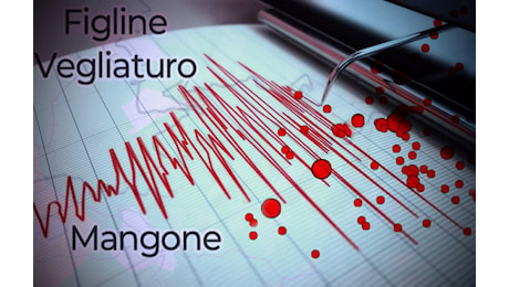 Terremoto nel Cosentino, prosegue lo sciame sismico nel Savuto: in meno di due ore altre 8 scosse