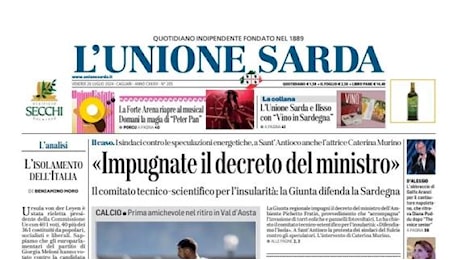 Test da Serie A. L'Unione Sarda apre: Como più in palla, il Cagliari cade 3-1