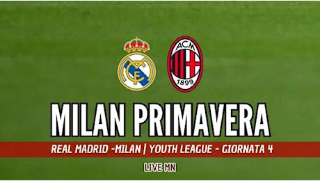 LIVE MN - Youth League, Real Madrid-Milan (2-1): anche il Real in dieci, parità numerica