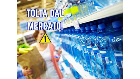 Acqua Minerale con Batteri: tolta dal mercato una nota marca!