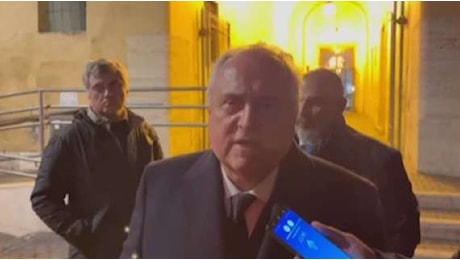 Lazio, Lotito: Per Fazzini un'offerta congrua. Il ritorno di Immobile? Vi dico... - VIDEO