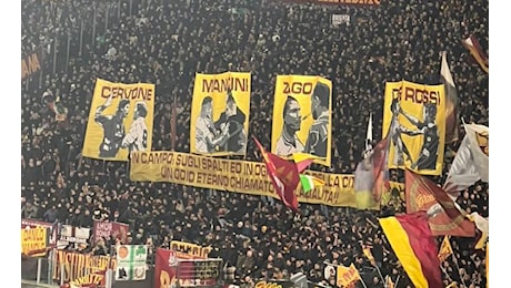 FOTO - Lo striscione della Sud: Un odio eterno chiamato antilazialità