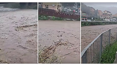 Maltempo in Liguria: esondano due fiumi