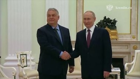 Putin incontra Orban al Cremlino