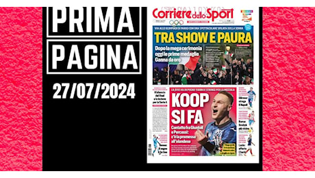 Prima pagina Corriere dello Sport: “Koopmeiners si fa”