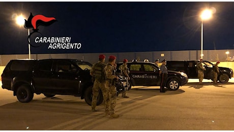 Operazione antimafia dei carabinieri nell’Agrigentino, una quarantina di fermi