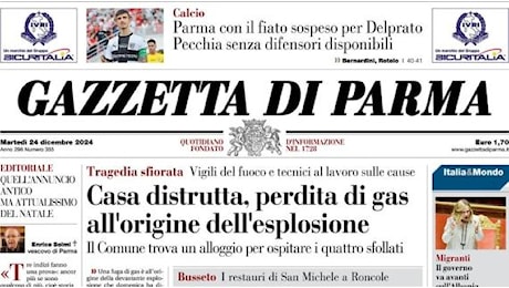 Gazzetta di Parma : Crociati col fiato sospeso per Delprato. Pecchia senza difensori