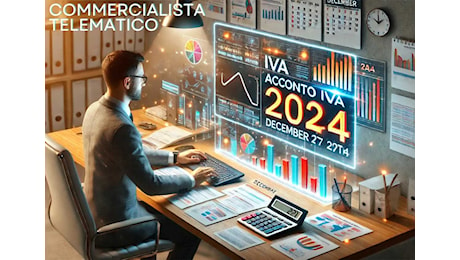 Acconto IVA: scadenza al 27 dicembre 2024