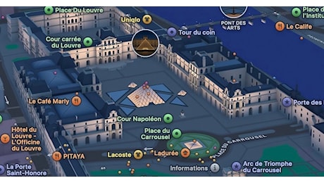 Mappe di Apple si aggiorna per le Olimpiadi: Parigi in 3D non è mai stata così bella