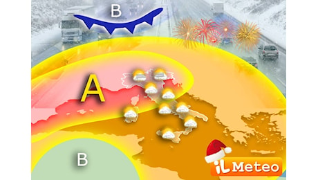 Meteo: Alta pressione fino a 1°Gennaio, poi possibile ondata di freddo con nevicate, il punto di Sanò