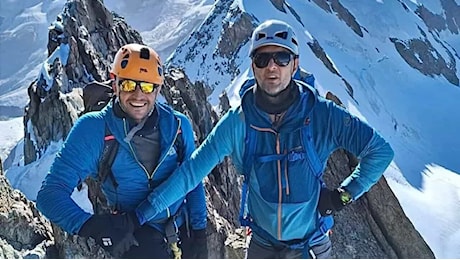 Luca Perazzini e Cristian Gualdi bloccati sul Gran Sasso: i soccorsi costretti a tornare indietro