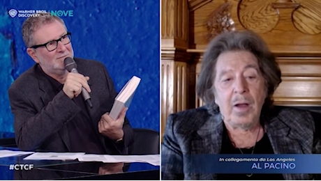 VIDEO Al Pacino a 'Che tempo che fa': il racconto del pollo mangiato con le mani da Marlon Brando