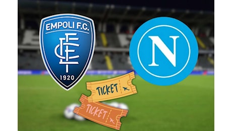 Empoli-Napoli, via libera ai tifosi partenopei: prevista ondata azzurra. Le info sui biglietti