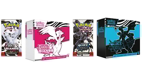 La nuova espansione del GCC Pokémon sarà divisa in due parti: Scarlatto e Violetto – Luce Nera e Scarlatto e Violetto – Fuoco Bianco.