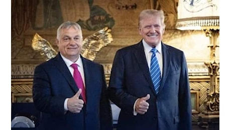 Orban incontra Trump: Abbiamo discusso di guerra in Ucraina, alla pace penserà lui