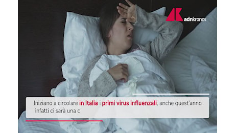 Cronaca In Italia i primi virus influenzali