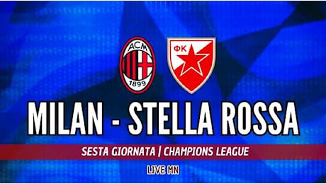 Milan-Stella Rossa (2-1): job done! Il Diavolo vince e ritrova il sorriso in Champions