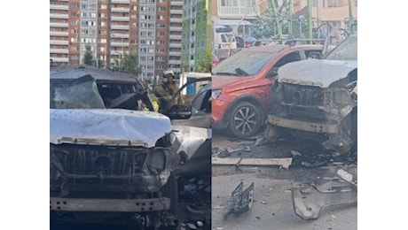 Mosca, un'auto salta in aria nel nord della città. Ferito alto funzionario russo