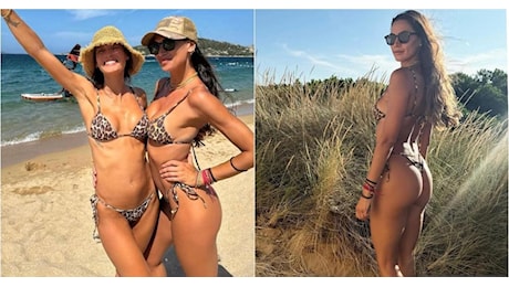 Melissa Satta e Bianca Balti in vacanza a Porto Pollo
