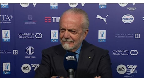 De Laurentiis: “Conte? Serviva aria nuova, mi ha aiutato facendomi capire che…”