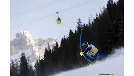 A Campiglio tanta neve, gli azzurri per la 3Tre di casa: Vinatzer, Gross, Kastlunger, Saccardi, Maurberger e Barbera