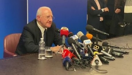 De Luca “Governo si sveglia solo per la Campania, non abbiate paura