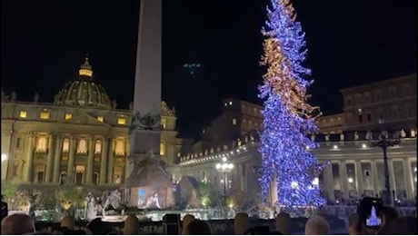 Il presepe di Grado inaugurato in piazza San Pietro