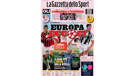 Rassegna stampa – Torna la Champions League: Juve pronta