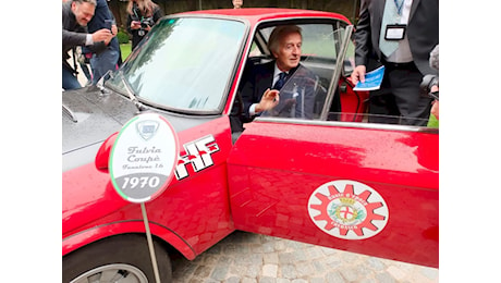 In Confindustria l’“amarcord” Lancia con Montezemolo: “Poteva essere la Bmw italiana” (GALLERIA)