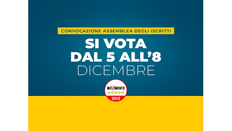 Ripetizione votazione | Avviso di convocazione dell’Assemblea degli iscritti