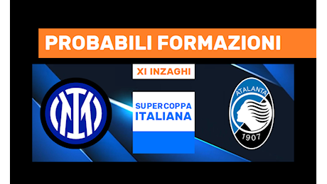 Inter-Atalanta probabili formazioni Supercoppa Italiana: le scelte di Inzaghi