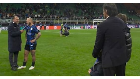 Inter Barcellona, Dimarco: 'Notte incredibile, Inzaghi è il nostro capo'. Video